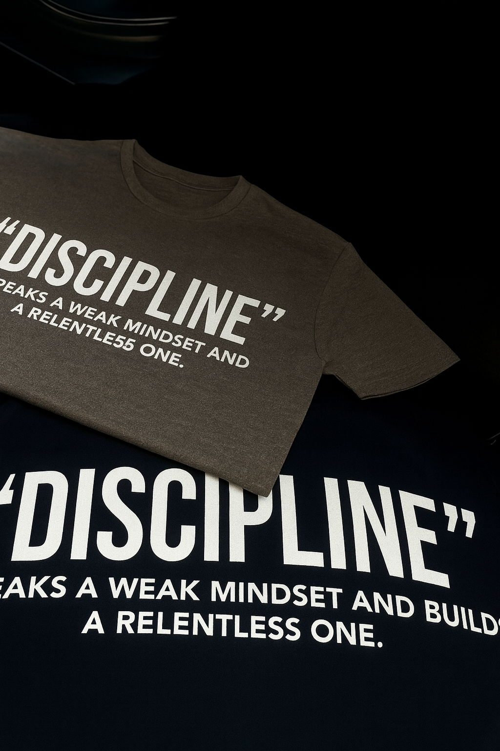 Discipline fitted T-shirt.