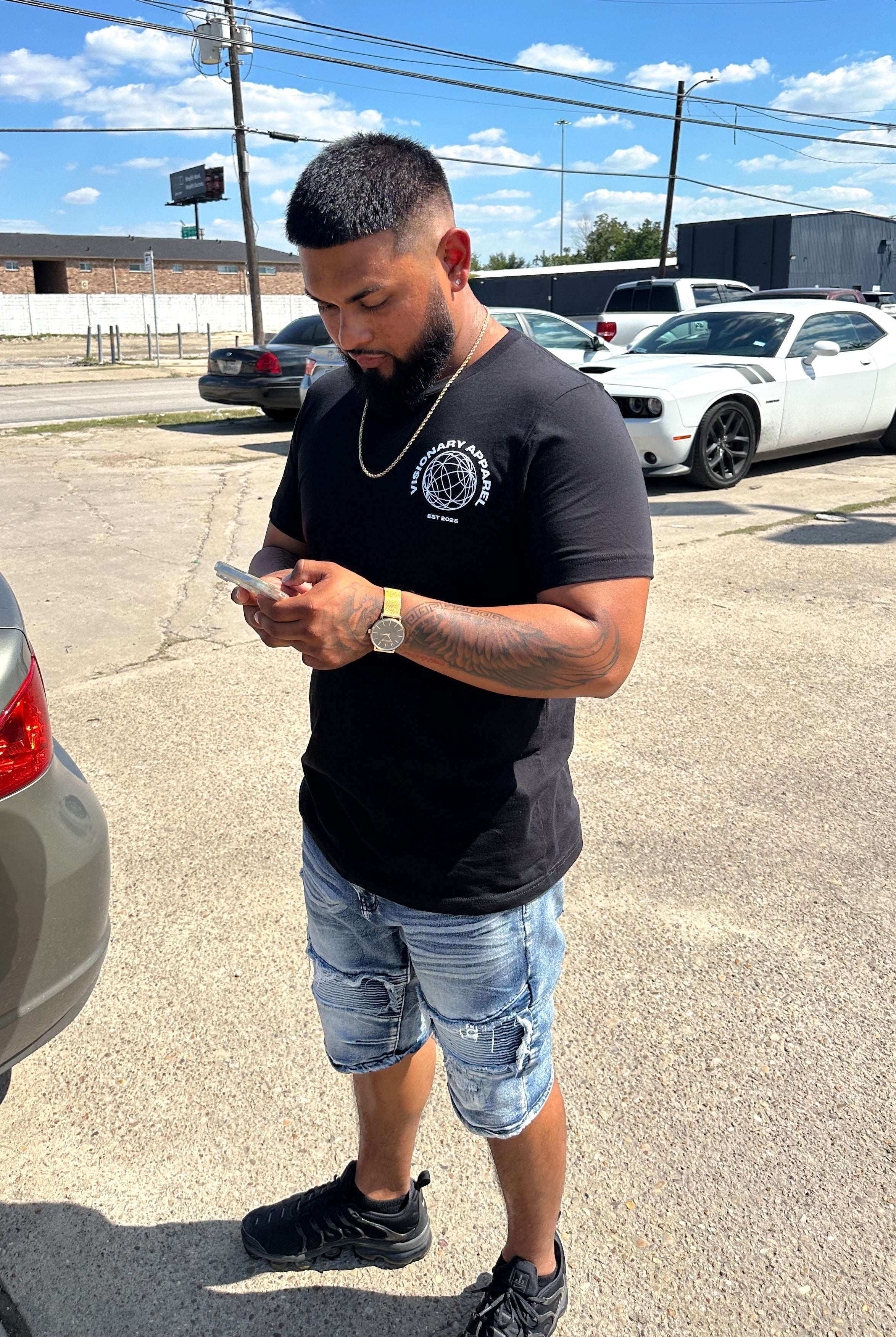 Discipline fitted T-shirt.